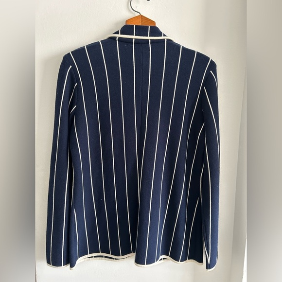 Ralph Lauren blue and White Stripped blazer jacket - Picture 8 of 8